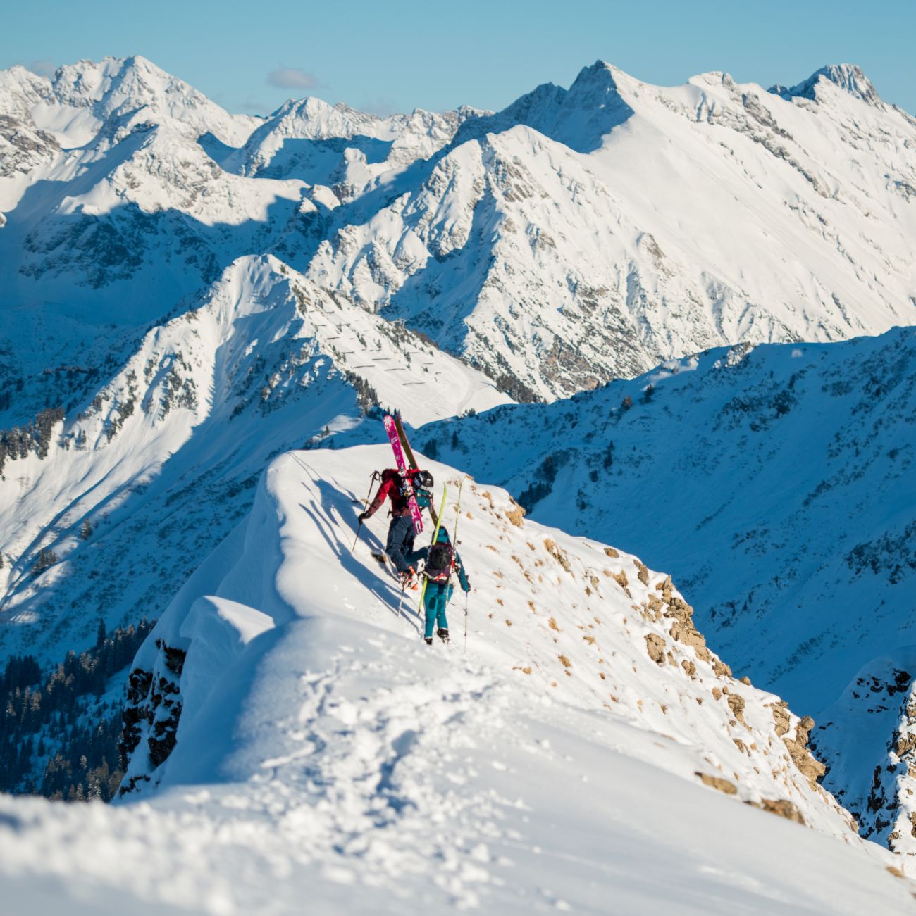 Anspruchsvolle Skitouren im Karwendel