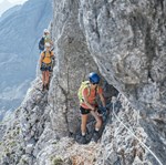 Mit Gruppen auf hochalpinen Klettersteigen